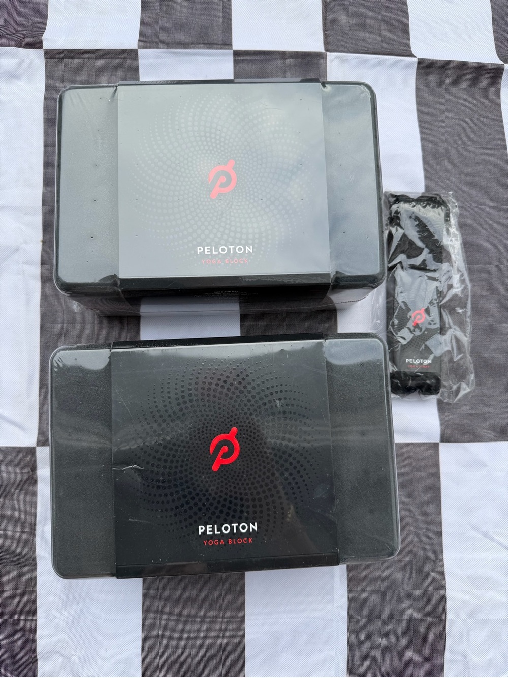 Peloton Foam Yoga Blocks (2) & Yoga Strap - Brand New!